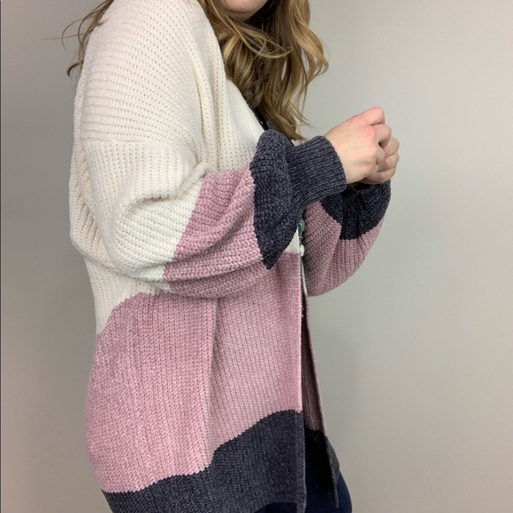 Wonderland Striped Cozy Cardi S/M - Picture 3 of 8